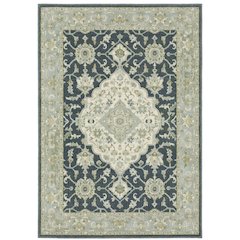BRANSON Blue 5' 3 X  7' 3 Area Rug