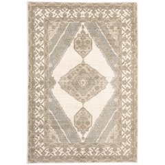 ANDORRA Beige 3' 3 X  5' 2 Area Rug