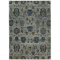 ANDORRA Blue 3' 3 X  5' 2 Area Rug