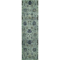 ANDORRA Blue 2' 6 X 12' Area Rug