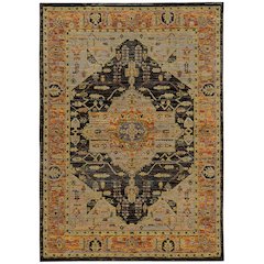 ANDORRA Gold 3' 3 X  5' 2 Area Rug