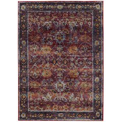 ANDORRA Red 3' 3 X  5' 2 Area Rug