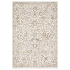 Casual Rug 5' 3" X  7' 6" Size in Ivory/ Gold Color