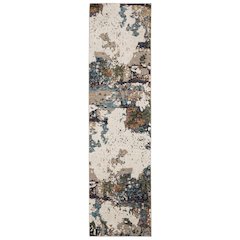 EVOLUTION Ivory 2' 6 X 12' Area Rug