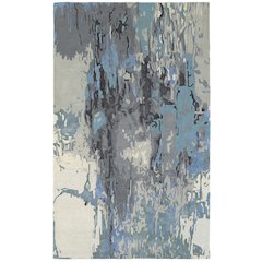GALAXY Blue 5' X  8' Area Rug