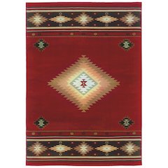 HUDSON Red 3'10 X  5' 5 Area Rug