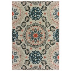 LATITUDE Grey 5' 3 X  7' 3 Area Rug