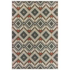 LATITUDE Grey 5' 3 X  7' 3 Area Rug