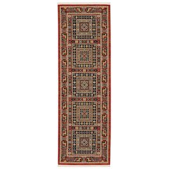 LILIHAN Red 2' 6 X 12' Area Rug