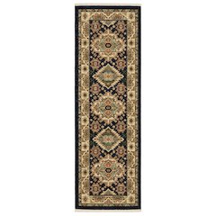 LILIHAN Navy 2' 6 X 12' Area Rug