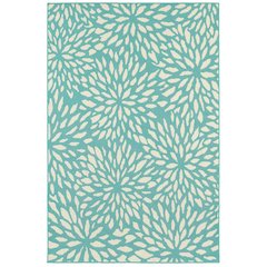 MERIDIAN Blue 3' 7 X  5' 6 Area Rug