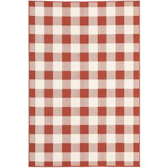 MERIDIAN Red 3' 7 X  5' 6 Area Rug