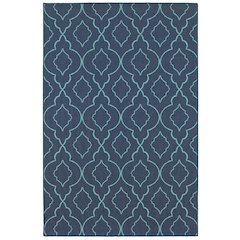 MERIDIAN Navy 3' 7 X  5' 6 Area Rug