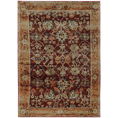 ANDORRA Red 5' 3 X  7' 3 Area Rug