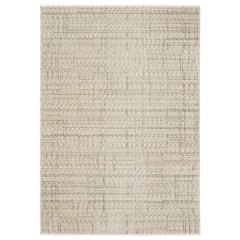 5X8 Casual Rug Made of Polyester, Beige color