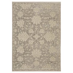 5X8 Traditional Rug Made of Polyester, Grey color