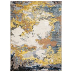 CARAVAN Yellow 6' 7 X  9' 6 Area Rug