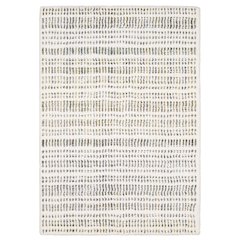 4X6 Casual Rug Made of Polyester, Ivory color