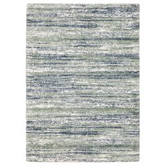 4X6 Casual Rug Made of Polyester, Blue color