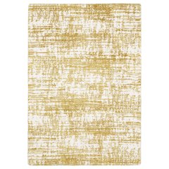 4X6 Casual Rug Made of Polyester, Gold color