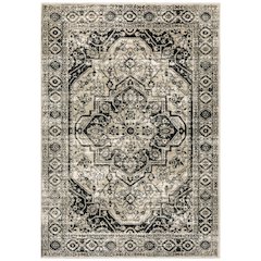 GEORGIA Grey 6' 7 X  9' 2 Area Rug