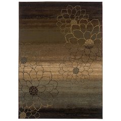 HUDSON Brown 5' 3 X  7' 6 Area Rug