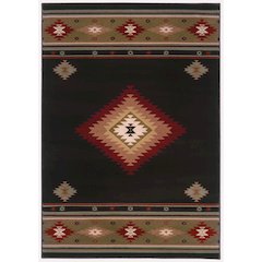 HUDSON Black 5' 3 X  7' 6 Area Rug
