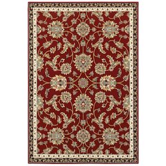 KASHAN Red 5' 3 X  7' 6 Area Rug