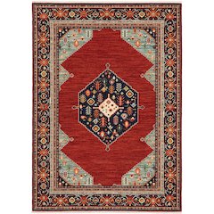 LILIHAN Red 5' 3 X  7' 6 Area Rug