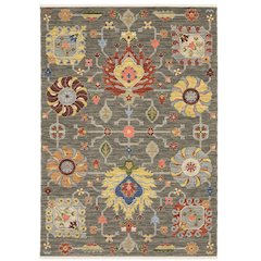 LUCCA Grey 5' 3 X  7' 6 Area Rug