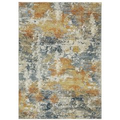 MALIBU Blue 5' X  7' Area Rug