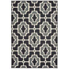 MARINA Black 3' 7 X  5' 6 Area Rug