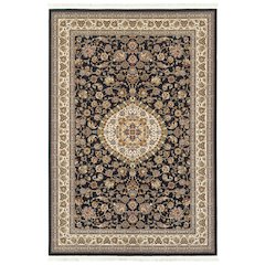 MASTERPIECE Navy 6' 7 X  9' 6 Area Rug