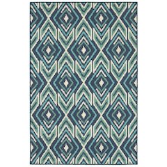 MERIDIAN Navy 5' 3 X  7' 6 Area Rug