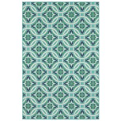 MERIDIAN Blue 5' 3 X  7' 6 Area Rug