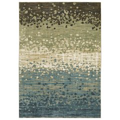 REED Blue 5' 3 X  7' 6 Area Rug