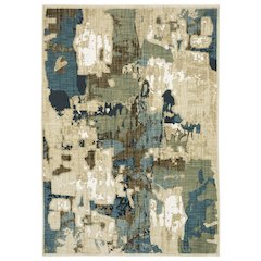 REED Beige 6' 7 X  9' 6 Area Rug