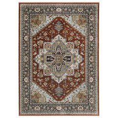 ABERDEEN Red 6' 7 X  9' 6 Area Rug