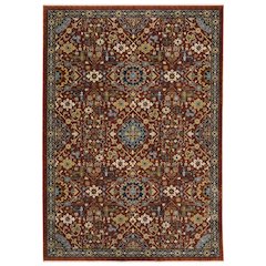 ABERDEEN Red 6' 7 X  9' 6 Area Rug
