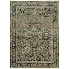 ANDORRA Green 6' 7 X  9' 6 Area Rug
