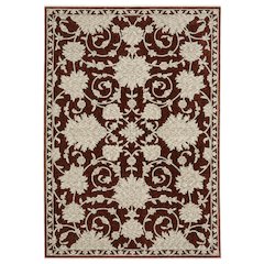 6X9 Traditional Rug Made of Polyester, Red color