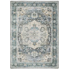 CHARLESTON Blue 7' 6 X 10' Area Rug