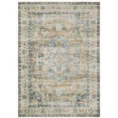 CHARLESTON Blue 7' 6 X 10' Area Rug