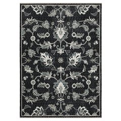 6X9 Casual Rug Made of Polyester, Blue color