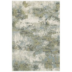 EVOLUTION Blue 6' 7 X  9' 6 Area Rug