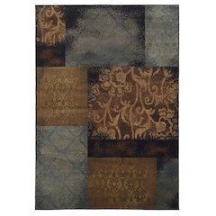 HUDSON Blue 6' 7 X  9' 6 Area Rug
