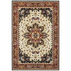 KASHAN Red 6' 7 X  9' 6 Area Rug