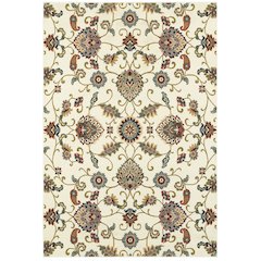 KASHAN Ivory 6' 7 X  9' 6 Area Rug