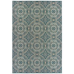 LATITUDE Blue 7'10 X 10' Area Rug
