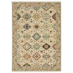 LILIHAN Beige 6' 7 X  9' 6 Area Rug